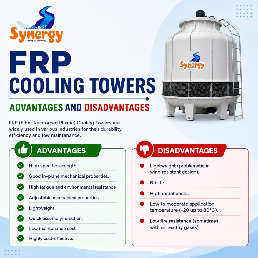 FRP Cooling Towers Advantages and Disadvantages